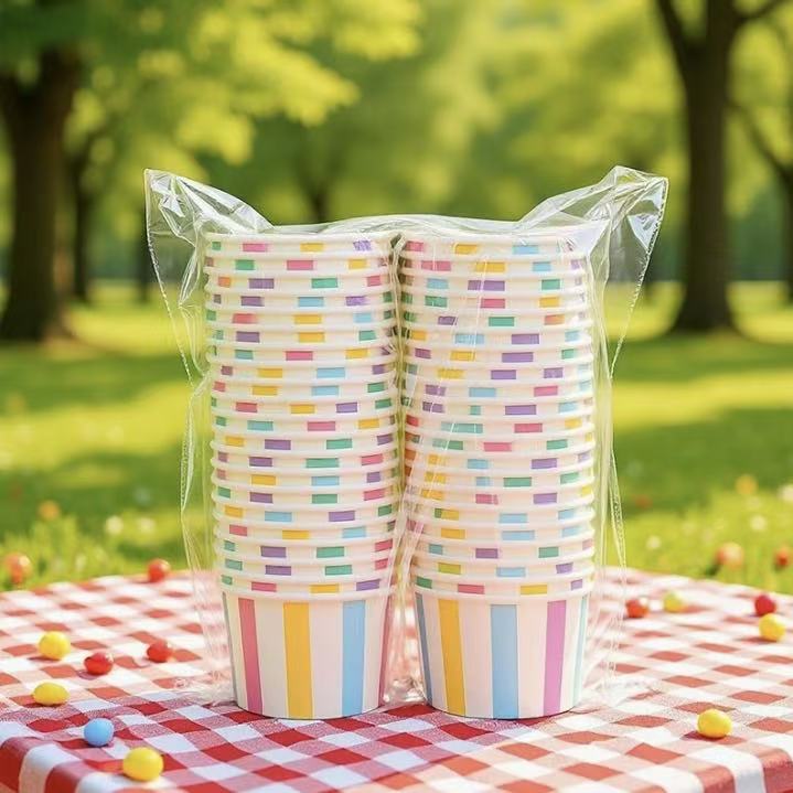 Disposable DIY Ice Cream Paper Cups