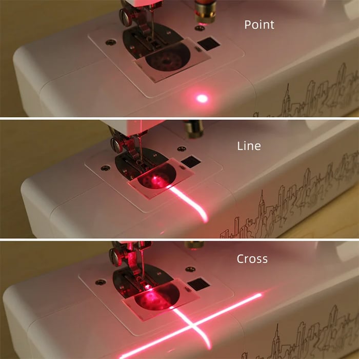 🔥New Year Sale – Magnetic Laser Guide Light for Precise Quilting & Sewing